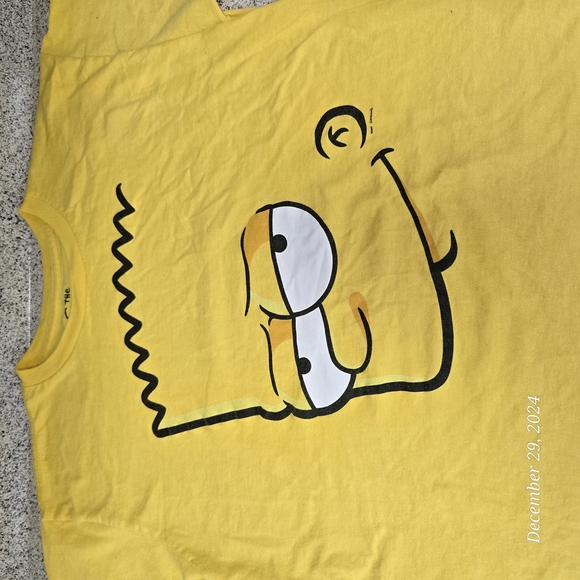 Yellow Cartoon Character Kids Tee - Short Sleeve - Picture 1 of 1